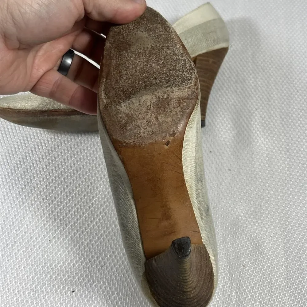 True Vtg‎ Authentic Christian Dior Souliers Classic Pumps Europe Sz 37 /6.5AA